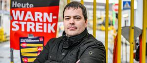 Der Gewerkschaftssekretär Jeremy Arndt führt für die Arbeitnehmerseite die Tarifverhandlungen mit der BVG.