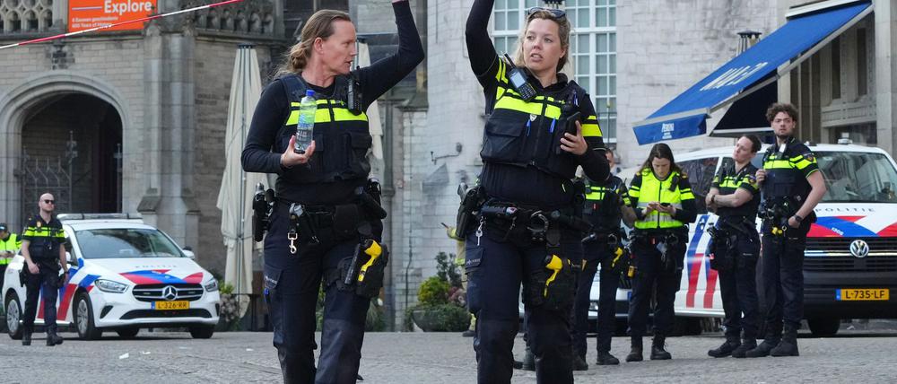 Die Polizei war mit vielen Kräften im Einsatz.