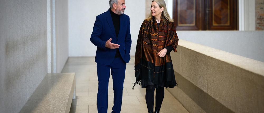 Hermann Parzinger und Marion Ackermann kritisieren die Pläne von US-Präsident Trump scharf. (Archivbild)