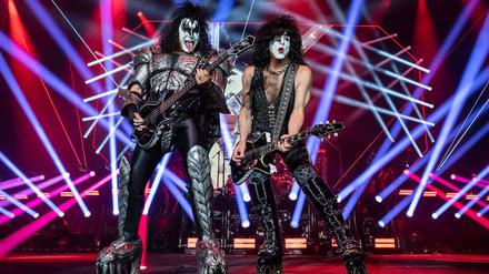 Bei der Abschiedstournee traten Kiss noch mit Make-up auf. (Archivbild)
