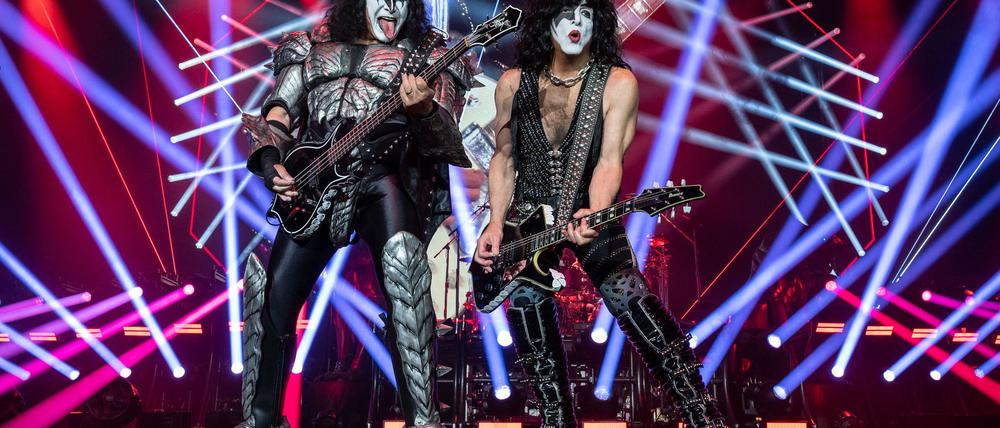 Bei der Abschiedstournee traten Kiss noch mit Make-up auf. (Archivbild)