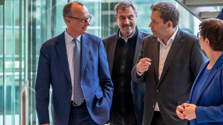 Die Spitzenverhandler treffen sich.