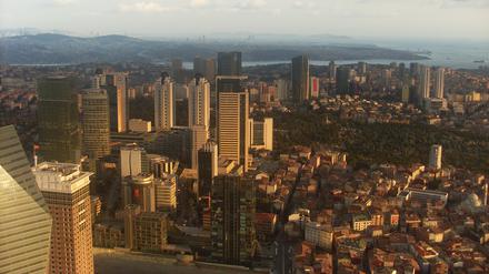 Blick auf Istanbul.