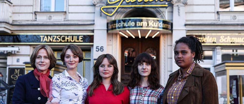 Momentan wird die vierte Staffel der „Ku'damm“-Reihe gedreht, unter anderem in Berlin-Charlottenburg.