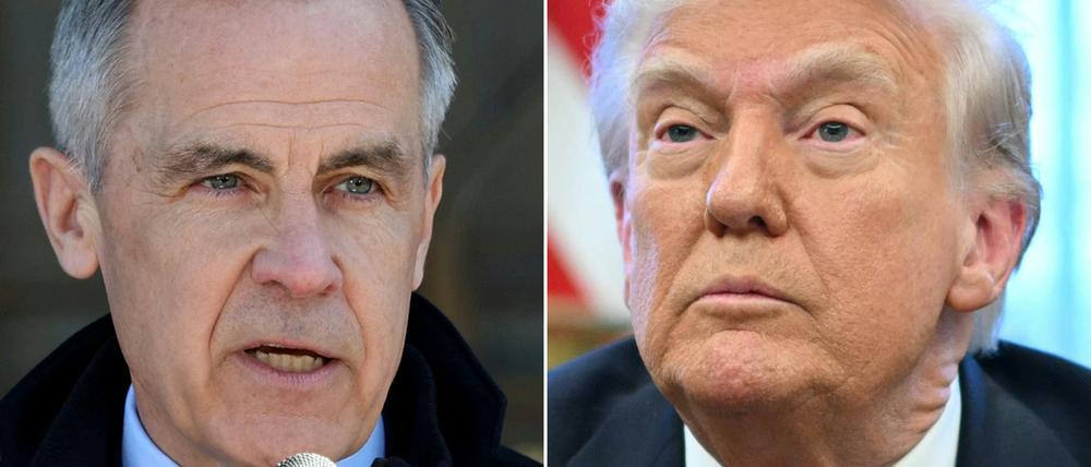 Kanadas Premierminister Mark Carney hat erstmals mit Donald Trump telefoniert. 