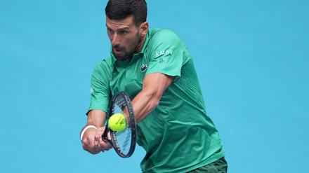 Tennis-Topstar Novak Djokovic steht im Endspiel von Miami.