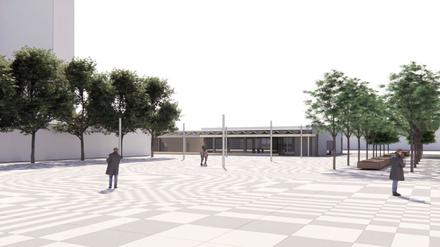 So soll der Keplerplatz in Potsdam einmal aussehen.