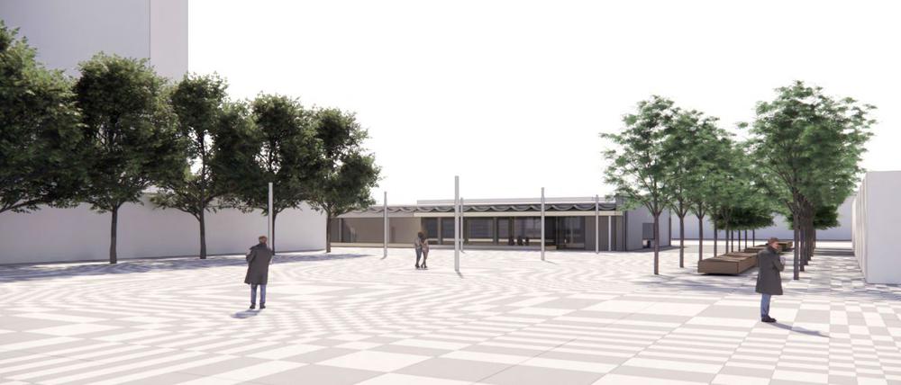 So soll der Keplerplatz in Potsdam einmal aussehen.