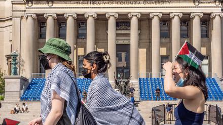 Im vergangenen Jahr war die Columbia University Schauplatz großer propalästinensischer Proteste . (Archivbild)