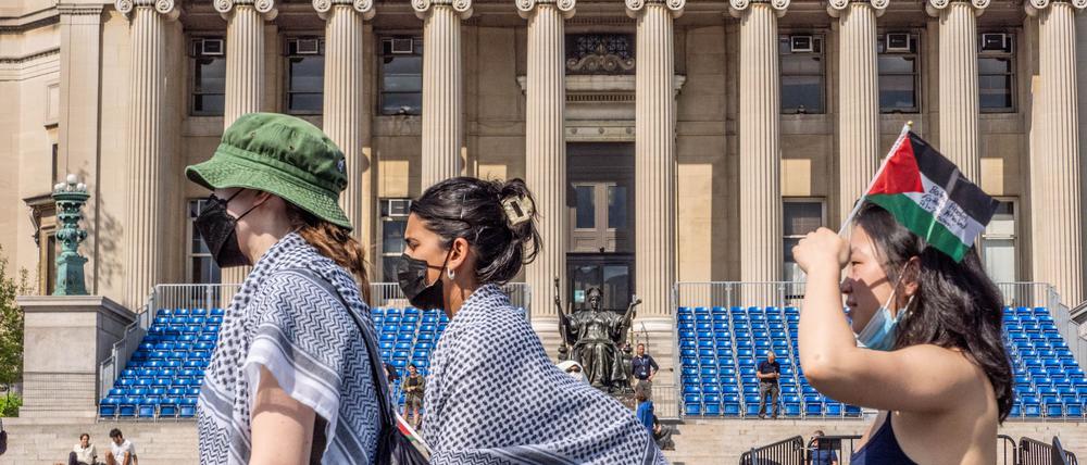 Im vergangenen Jahr war die Columbia University Schauplatz großer propalästinensischer Proteste . (Archivbild)