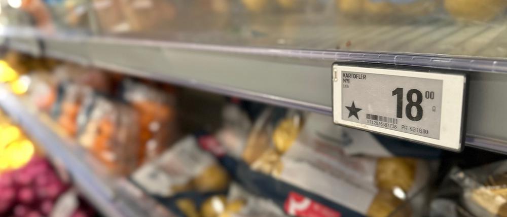 Europäische Waren sind in mehreren dänischen Supermärkten nun mit einem Stern gekennzeichnet.