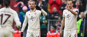 Leroy Sané (l.) war gut drauf gegen St. Pauli.