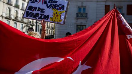 Pikachu als Symbol des Protests