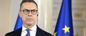 Finnlands Präsident Alexander Stubb