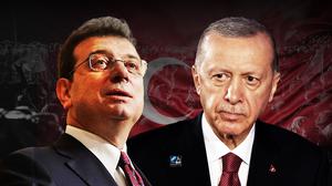 Der türkische Präsident Recep Tayyip Erdogan und Ekrem Imamoglu