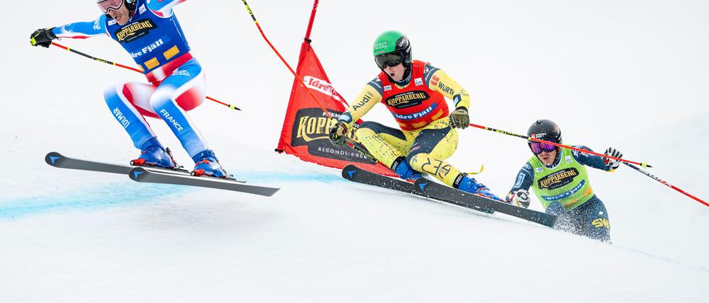 Für Florian Wilmsmann (Mitte) hat es nicht gereicht in Idre Fjäll.