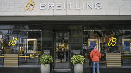 Die Breitling-Filiale am Kurfürstendamm.
