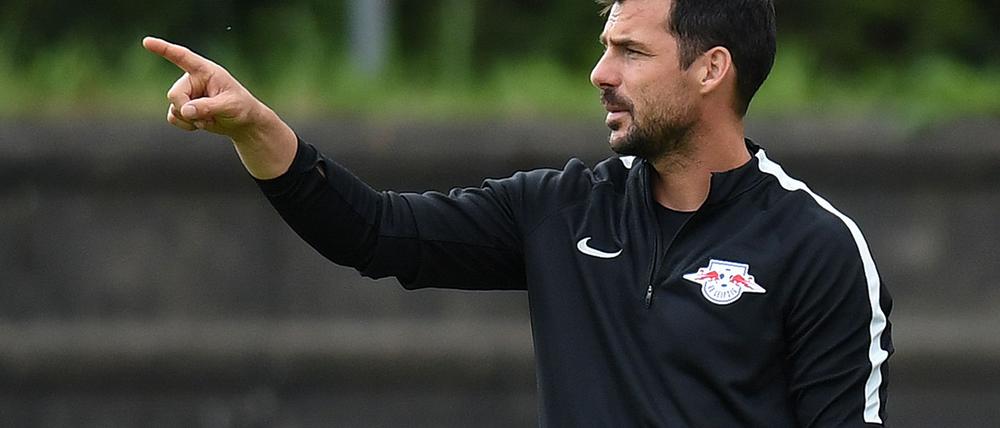 Lösung bis Saisonende: Zsolt Löw ist neuer Trainer von RB Leipzig.