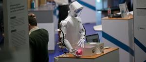 Bei der Automatisierung und dem Einsatz von Robotern ist die deutsche Industrie spitze. 