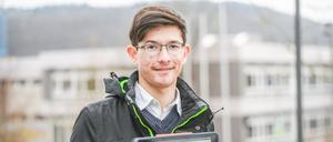 Legt sich für einen Dönerladen in Essingen ins Zeug: Lucas Fuchs sammelt erfolgreich Unterschriften.