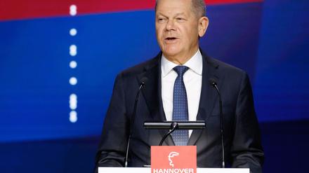 Kanzler Scholz sendet bei der Eröffnungsfeier der Hannover Messe eine klare Botschaft an die USA.
