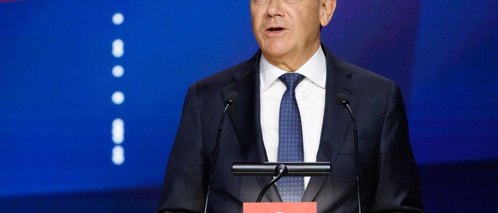 Kanzler Scholz sendet bei der Eröffnungsfeier der Hannover Messe eine klare Botschaft an die USA.