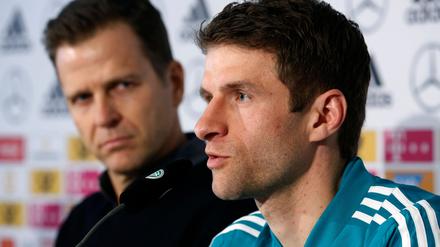 Oliver Bierhoff würde ein Karriereende von Müller nach dieser Saison bedauern. 