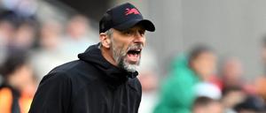 Läuft nicht. Marco Rose in seinem letzten Spiel als Trainer von RB Leipzig. 