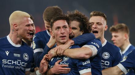Die Vorfreude ist groß. Bielefeld erwartet Titelverteidiger Leverkusen im Pokal-Halbfinale.