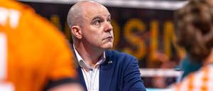 Volleys-Trainer Joel Banks musste insbesondere das Ausscheiden aus der Champions League erst einmal verdauen. Nun geht der Blick aber nur noch nach vorn.