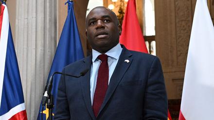 Der britische Außenminister David Lammy.