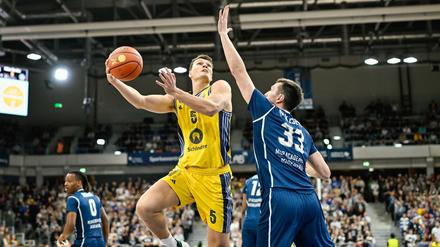 Center Yanni Wetzell war der überragende Akteur bei Alba in Heidelberg.