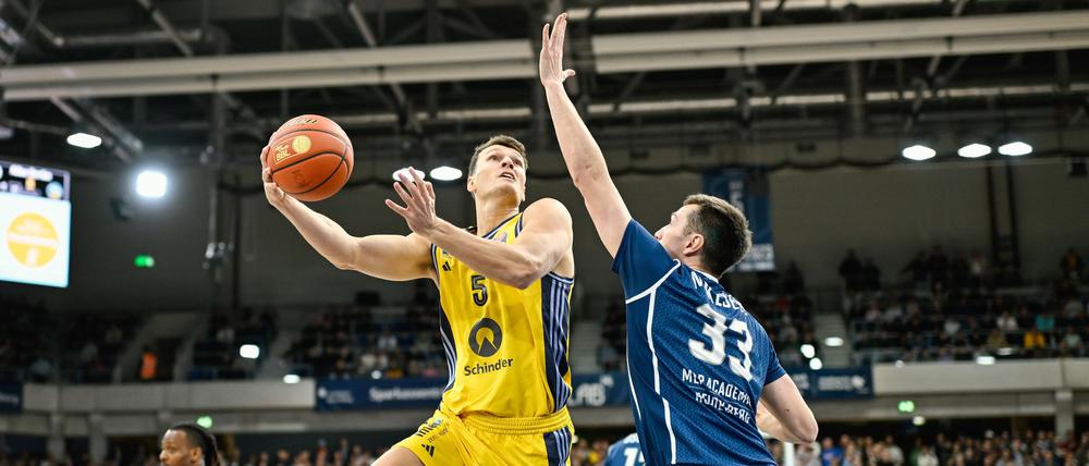 Center Yanni Wetzell war der überragende Akteur bei Alba in Heidelberg.
