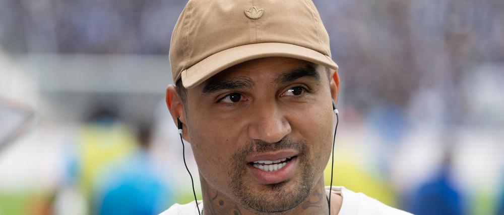 Kevin Prince Boateng verteidigt seine Hertha.