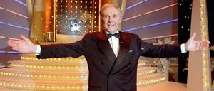 Harald Juhnke vor der Aufzeichnung einer Fernsehgala