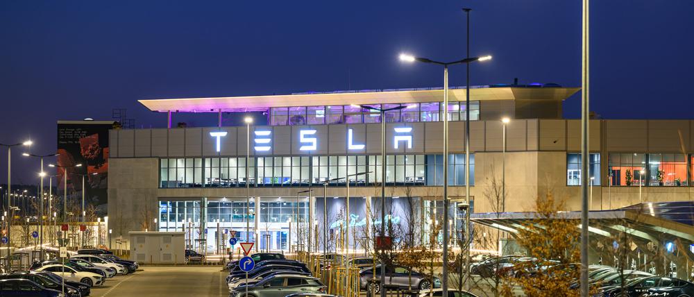 Das Tesla-Werk in Grünheide