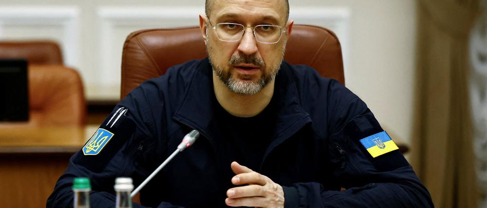 Der ukrainische Ministerpräsident Denys Schmyhal bestätigte den Erhalt von weiteren Unterstützungsmilliarden der EU. (Archivbild)