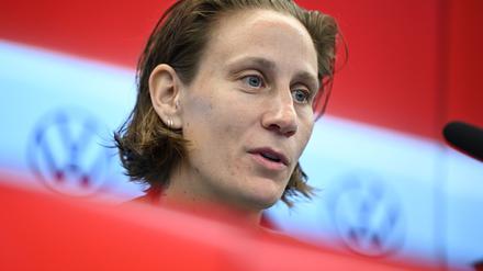 Einzige deutsche Nationalspielerin in den USA: Torhüterin Ann-Katrin Berger