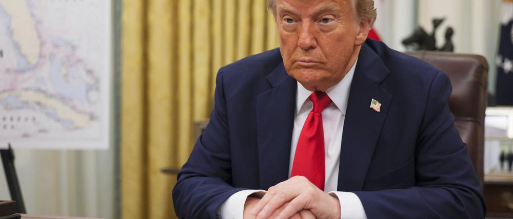 US-Präsident Trump sorgt im Ausland weiter für Empörung.