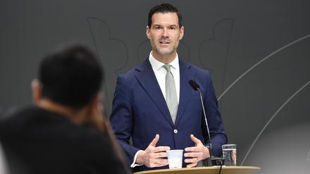 Migrationsminister Johan Forssell