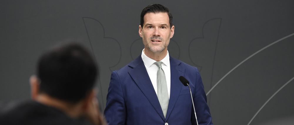 Migrationsminister Johan Forssell