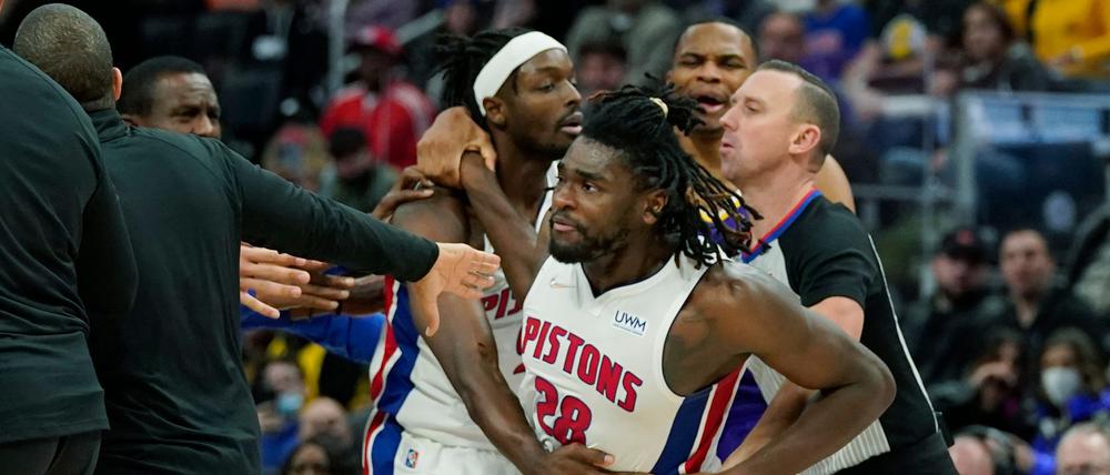 Isaiah Stewart wurde von der NBA für zwei Spiele gesperrt.