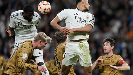 Der Kopfball zum Finale: Rüdiger erzielt für Real das entscheidende Tor. 