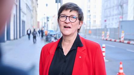 Die SPD-Chefin erwartet eine Einigung frühestens nächste Woche. 