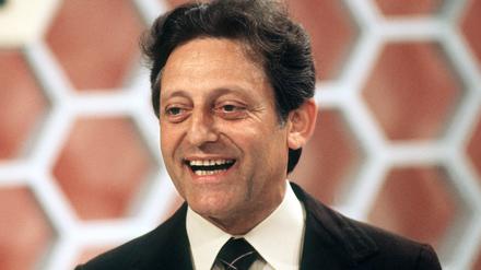 Der Entertainer Hans Rosenthal während einer „Dalli-Dalli“-Sendung im Juni 1978.