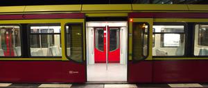 Eine geparkte S-Bahn steht auf einem Gleis am Bahnhof am Ostkreuz. (Symbolfoto)