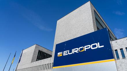 Blick auf das Gebäude der EU-Polizeibehörde Europol in Den Haag. Europol hatte die Koordination des Einsatzes übernommen.