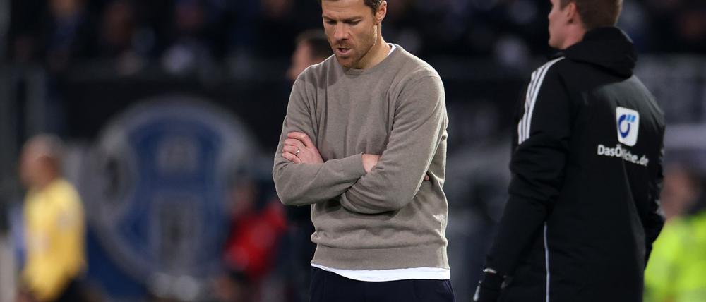 Die Taktik von Xabi Alonso ging bei Drittligist Bielefeld nicht auf.