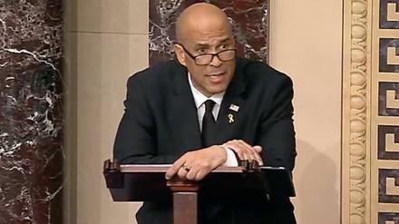 „Dies sind keine normalen Zeiten in Amerika“, mahnt der Demokrat Cory Booker.