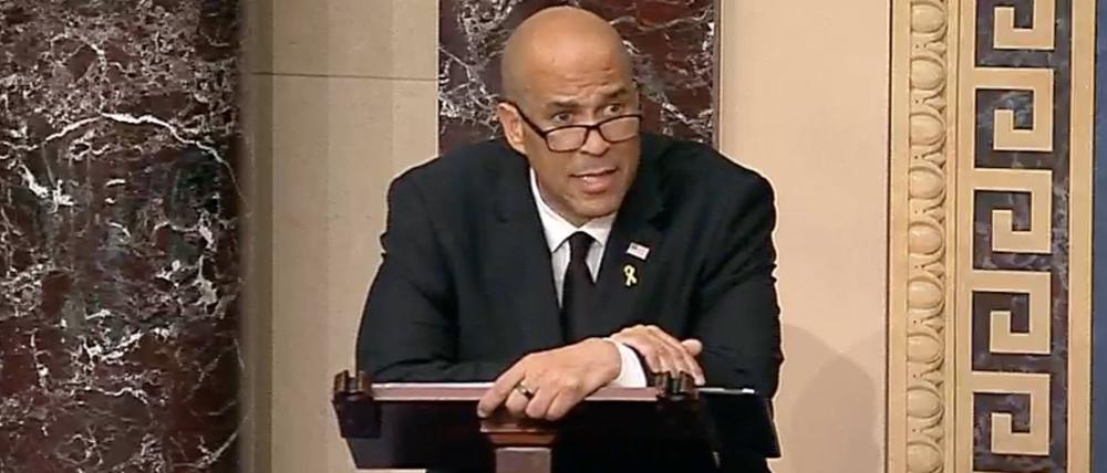 „Dies sind keine normalen Zeiten in Amerika“, mahnt der Demokrat Cory Booker.